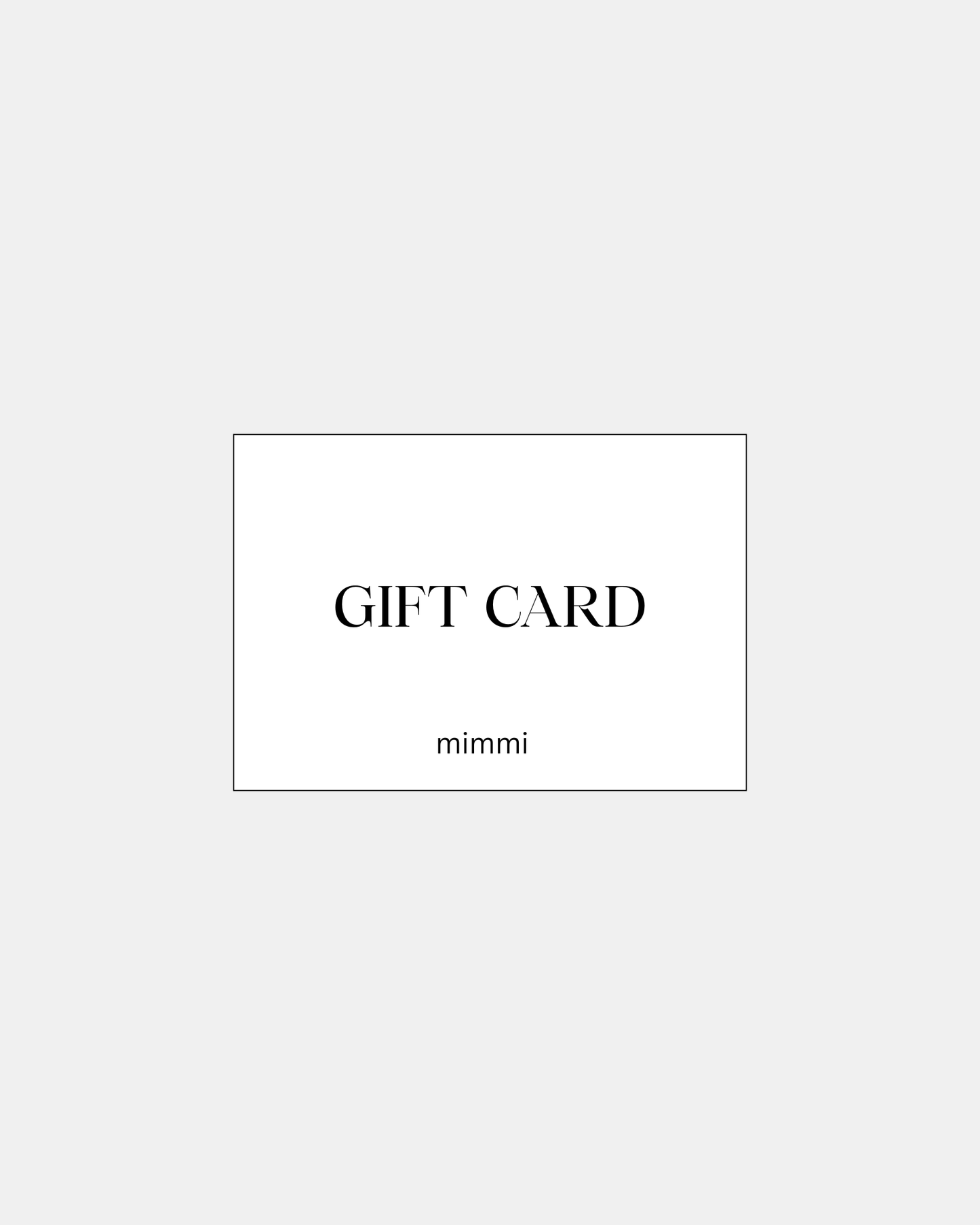 Gift Card