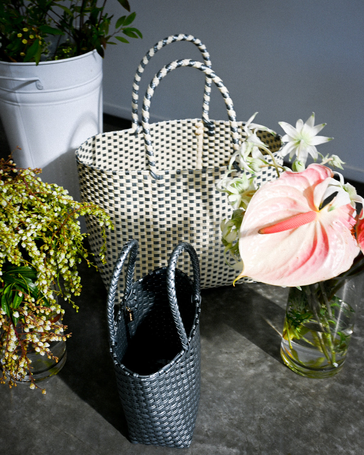 Micro Tote - Argento