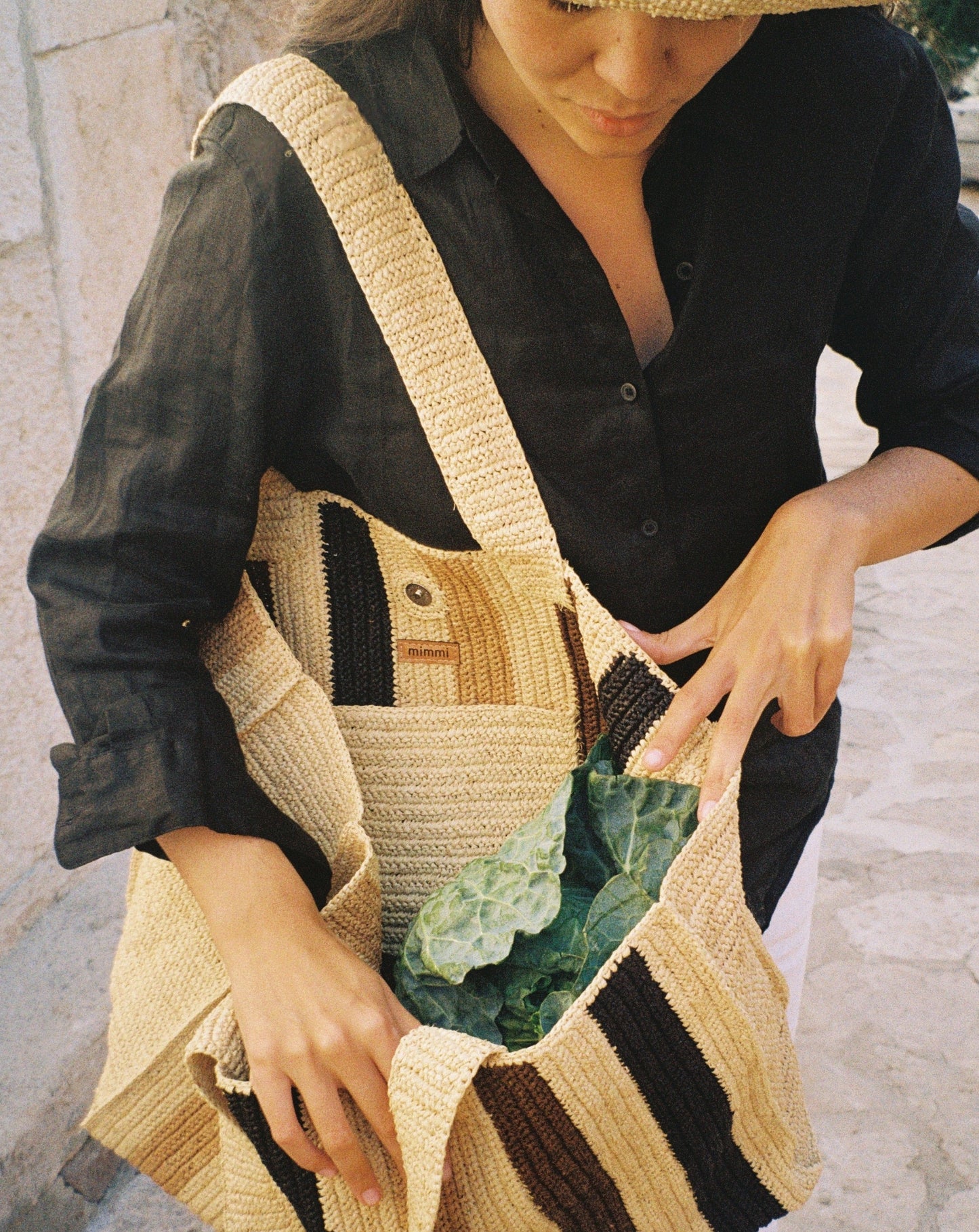 Zitti Raffia Bag - Tiramisu