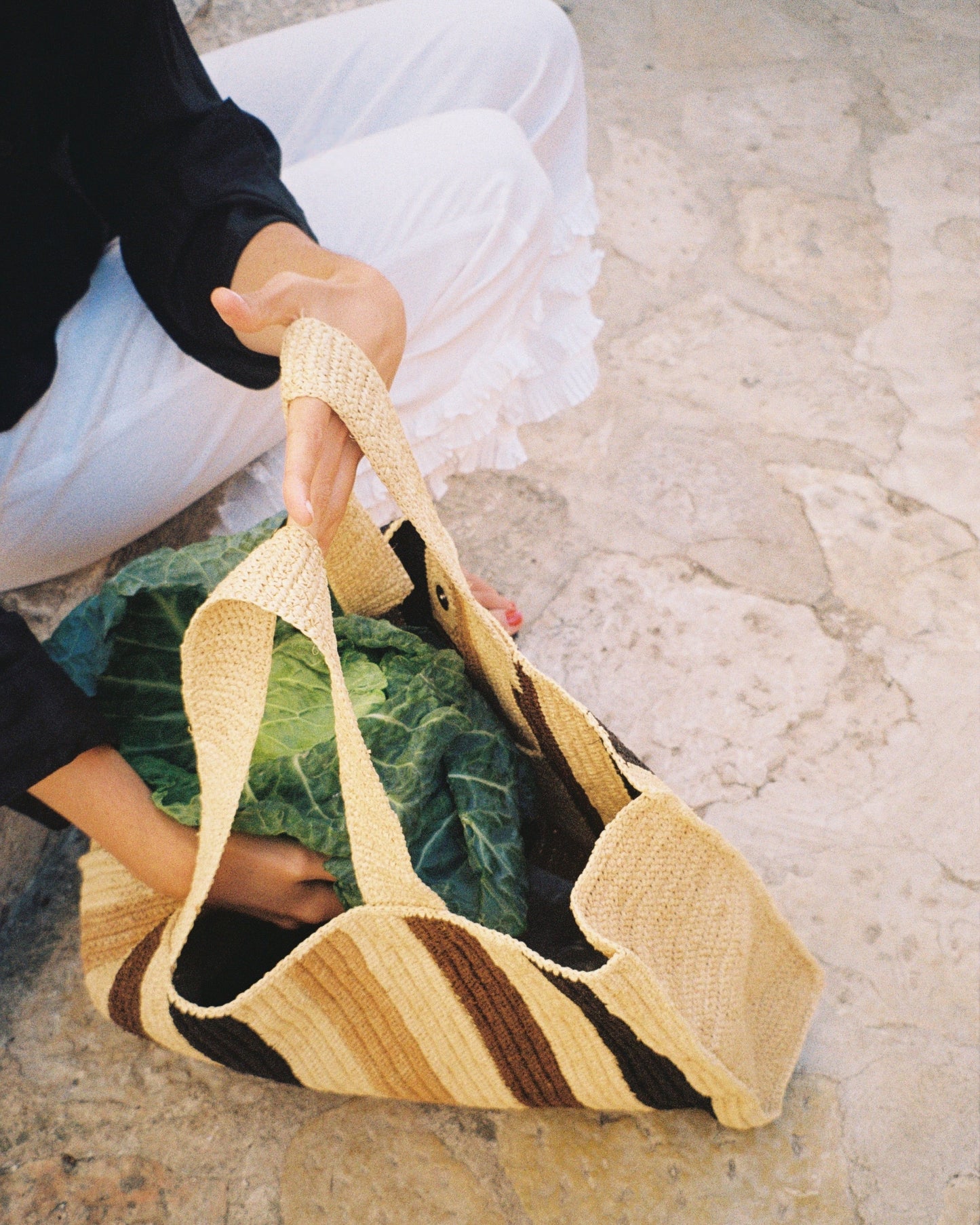 Zitti Raffia Bag - Tiramisu