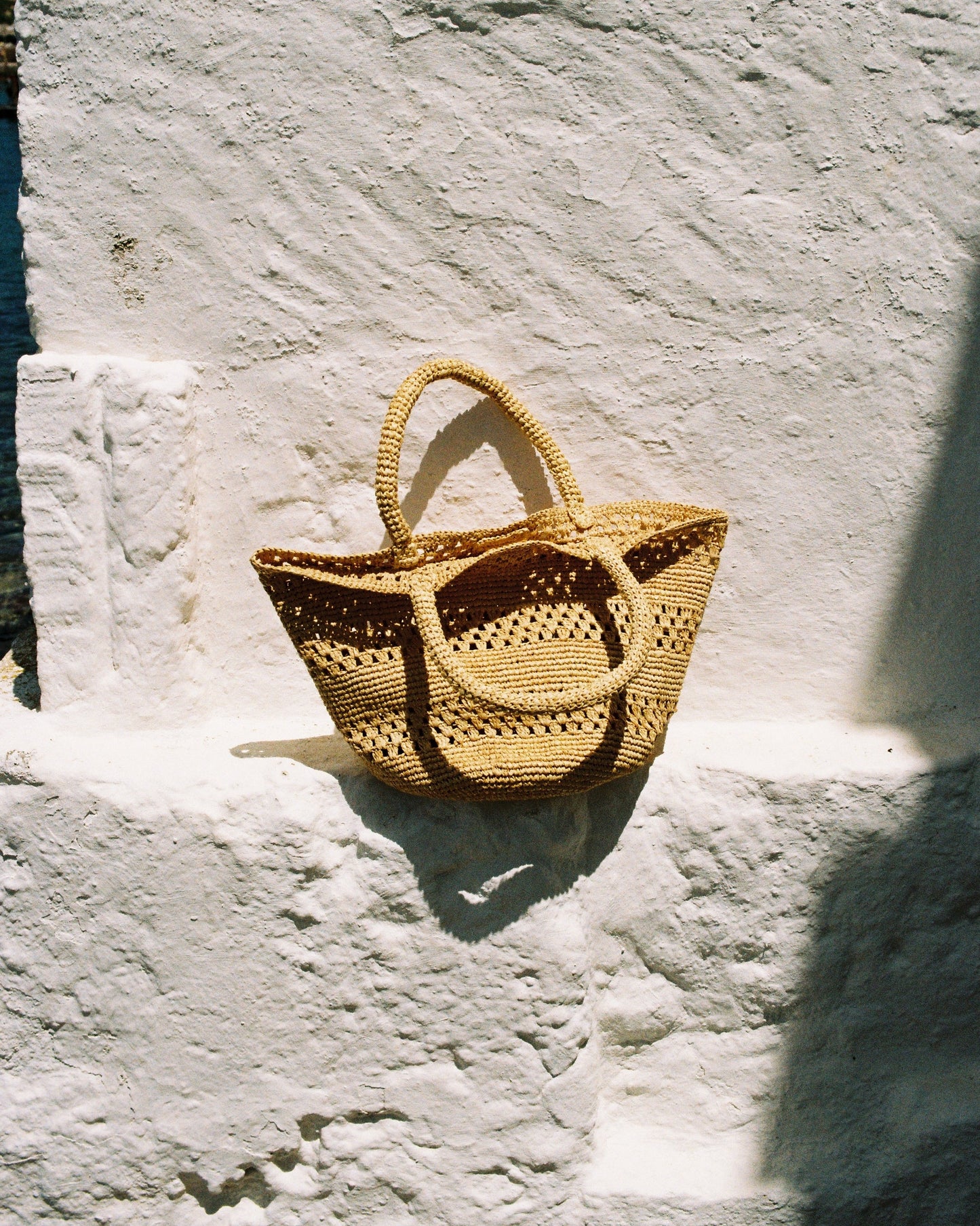 Penne Raffia Bag - Natura