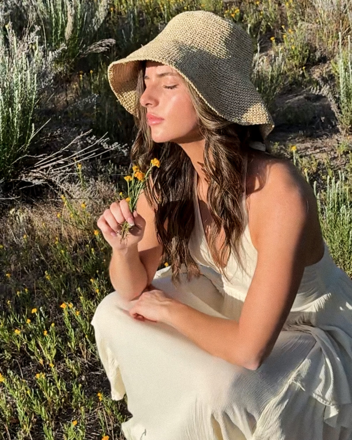 Raffia Sun Hat - Natura