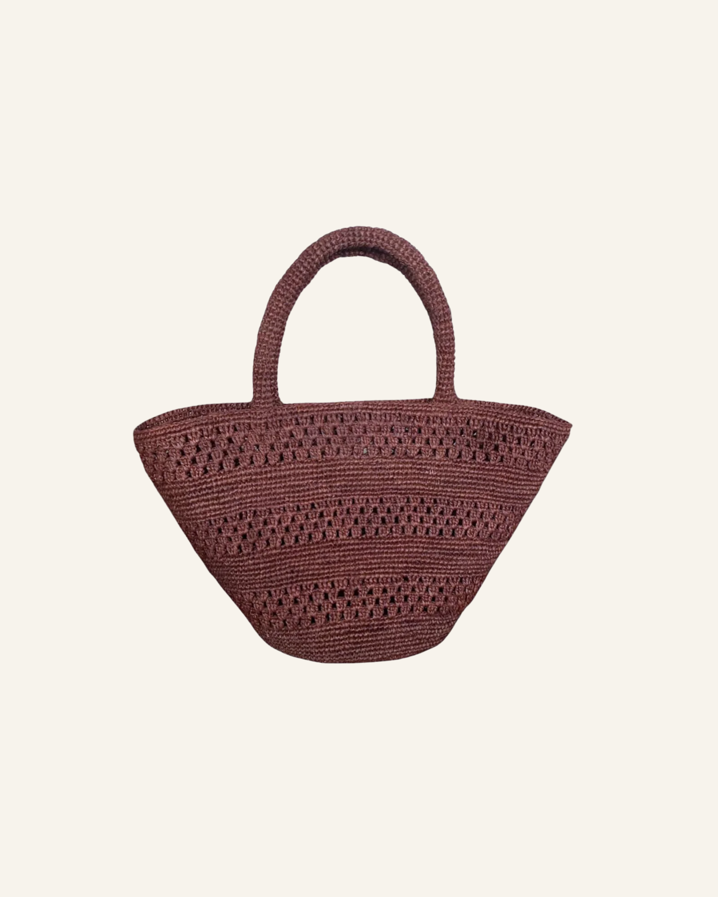 Penne Raffia Bag - Cioccolato