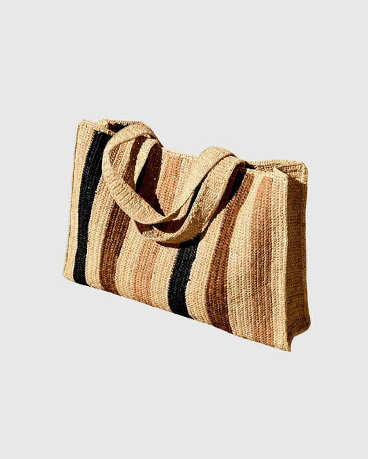 Zitti Raffia Bag - Tiramisu