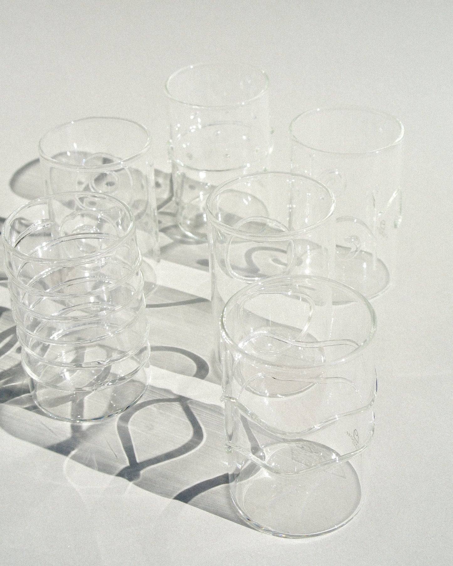 PRE ORDER: DECO shot glasses clear - Set of 6