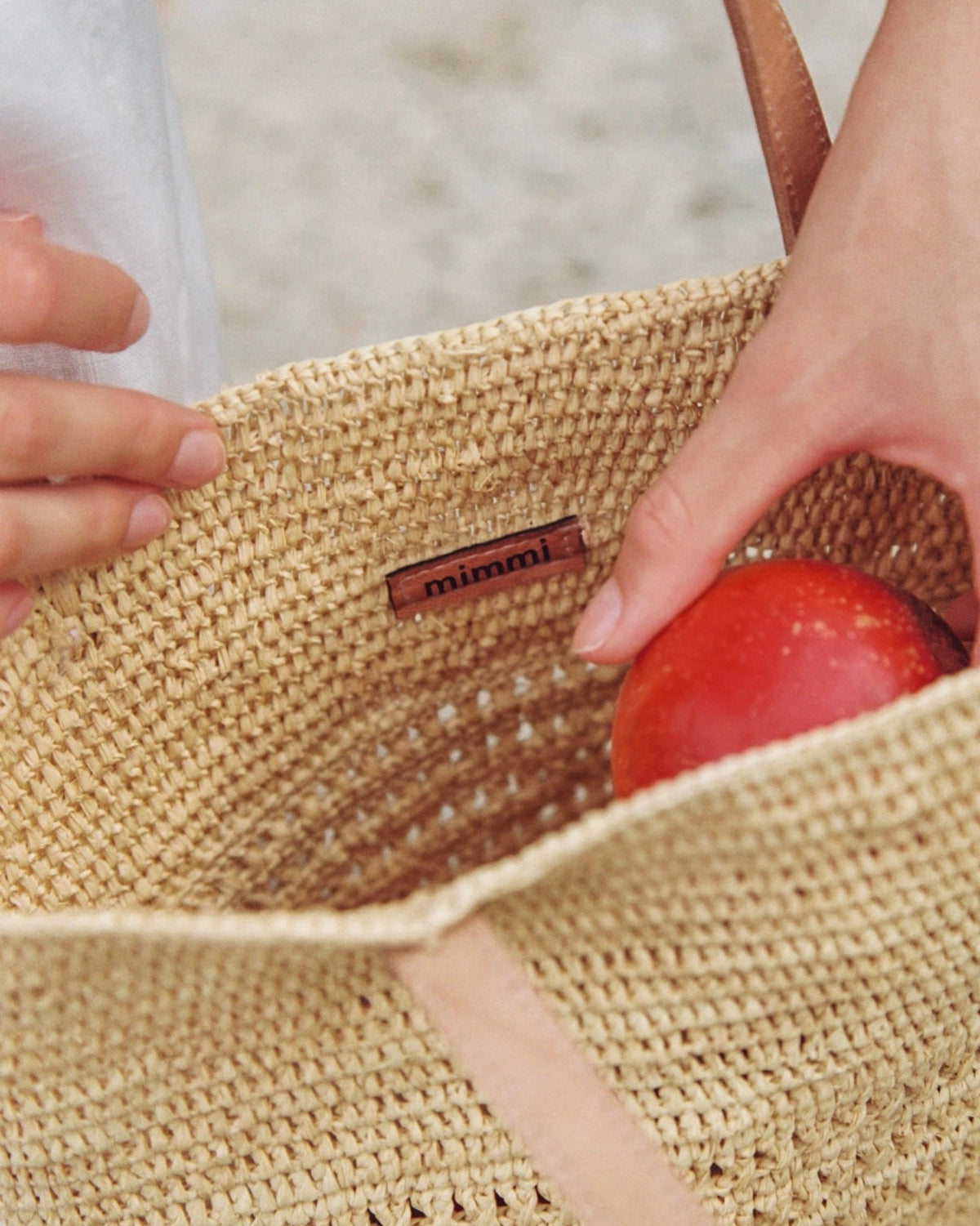 PRE ORDER: Ditalini Raffia Bag