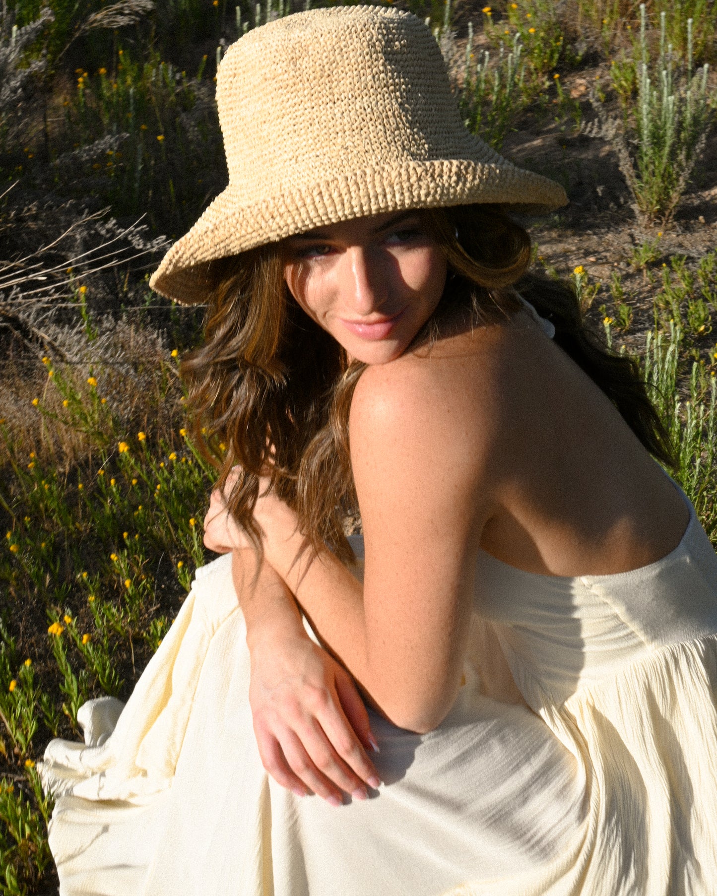 Raffia Sun Hat - Natura