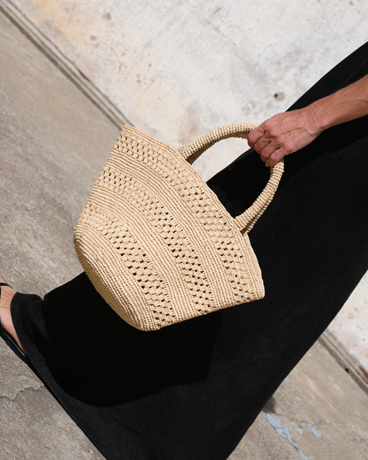Penne Raffia Bag - Natura