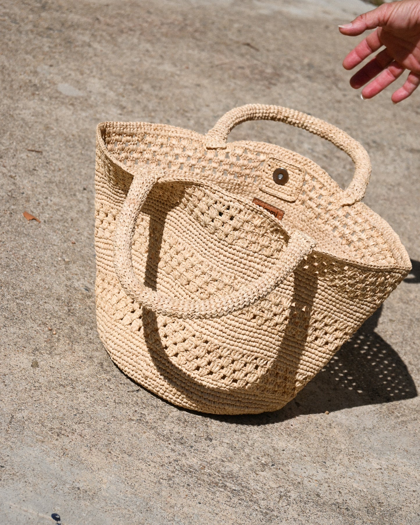 Penne Raffia Bag - Natura