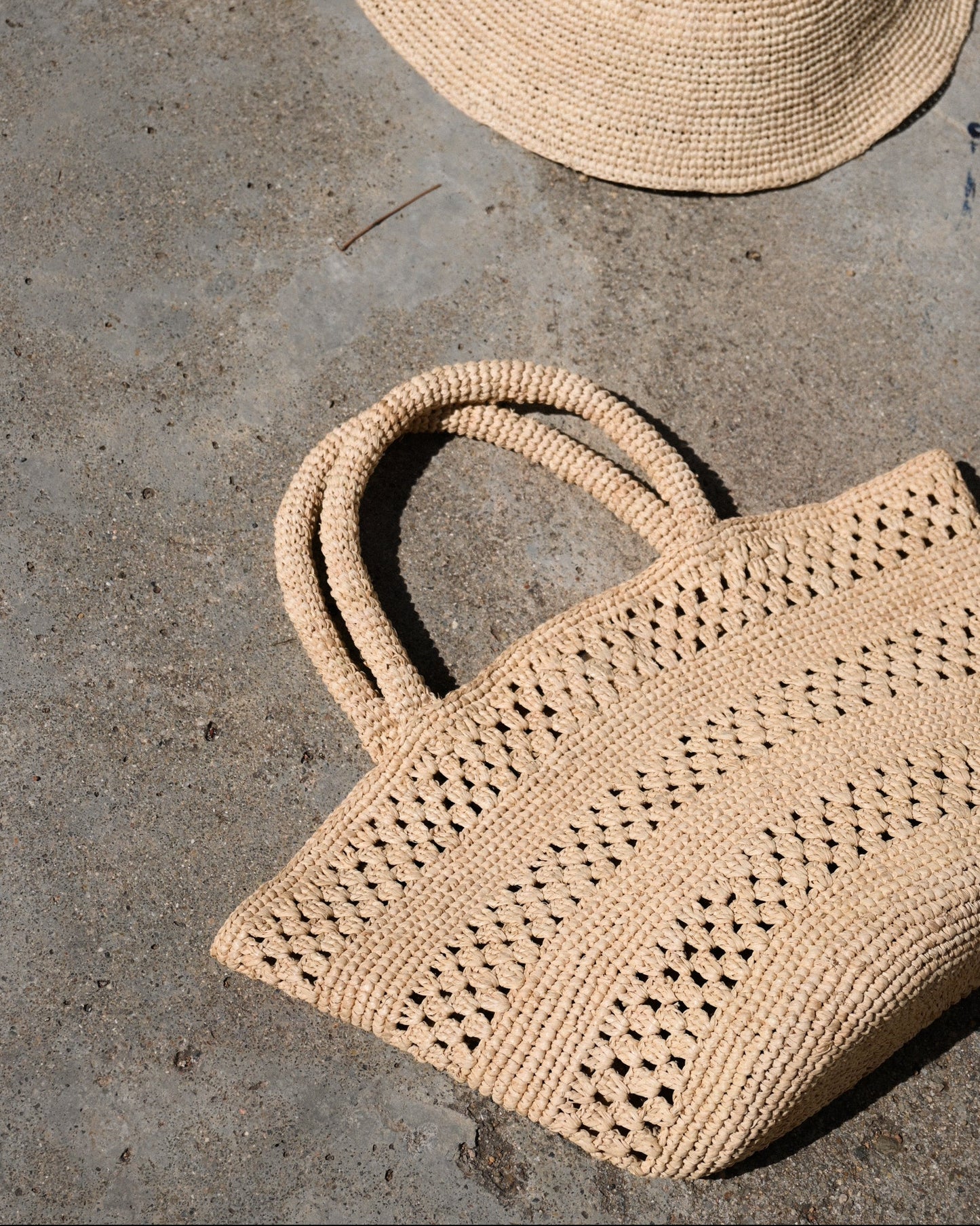 Penne Raffia Bag - Natura