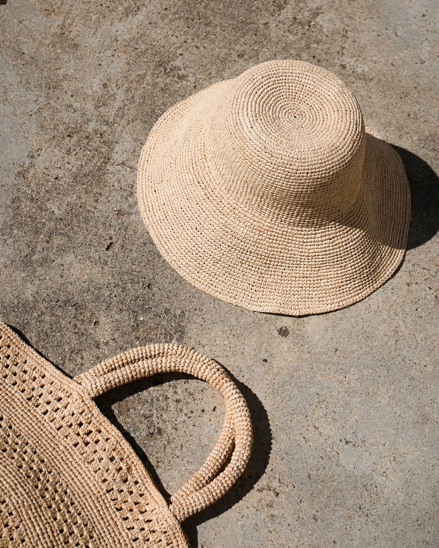 Raffia Sun Hat - Natura